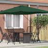 vidaXL Parasol Vert 351 x 250 x 260 cm Polyester et Aluminium