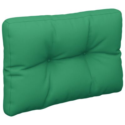 vidaXL Coussins de palette lot de 2 vert tissu