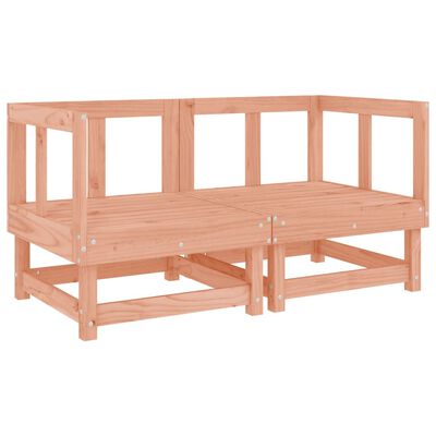 vidaXL Canapés d'angle de jardin 2 pcs bois massif douglas