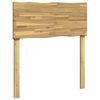 vidaXL T&ecirc;te de lit en bois brut ROSTOCK Blanc 100 cm