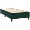 vidaXL Sommier &agrave; lattes de lit avec matelas Vert fonc&eacute; 90x200 cm