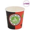 vidaXL Gobelet &agrave; caf&eacute; jetable 1000 pcs Papier 120 ml (4 oz)