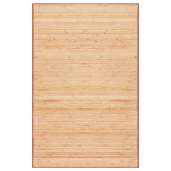 vidaXL Tapis en bambou 100x160 cm Marron