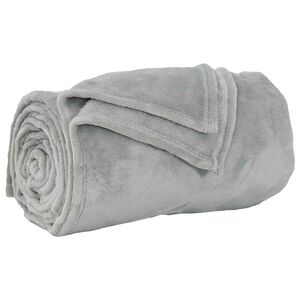 vidaXL plaid Gris 150 x 200 cm 0.78 kg Polaire