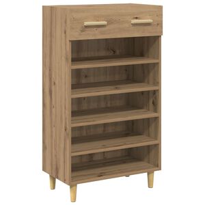 vidaXL Cabinet &agrave; chaussures 60 x 35 x 105 cm Bois d'ing&eacute;nierie
