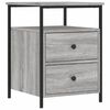 vidaXL Table de chevet sonoma gris 44x45x60 cm bois d'ing&eacute;nierie