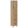 vidaXL Haut Armoire Ch&ecirc;ne artisanal 34,5 x 34 x 180 cm