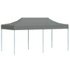 vidaXL Tente de réception pliable 3 x 6 m Anthracite