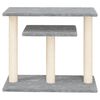 vidaXL Arbres à chat avec plates-formes gris clair 62,5 cm