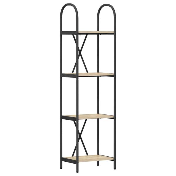 vidaXL &Eacute;tag&egrave;re Ch&ecirc;ne Sonoma 40 x 30 x 146 cm Bois d'ing&eacute;nierie