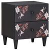 vidaXL Table de chevet Marron 40 x 33,5 x 46 cm Bois de mangue massif