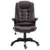 vidaXL Chaise de bureau Marron Similicuir