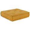vidaXL Canap&eacute; modulaire jaune 70x70x54 tissu