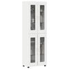 vidaXL Haut Armoire FLORIN Blanc 60 x 35 x 182 cm Bois d'ing&eacute;nierie