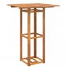 vidaXL Table de bistro 75x75x110 cm Bois d'acacia massif