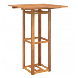 vidaXL Table de bistro 75x75x110 cm Bois d'acacia massif