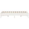 vidaXL Cadre de lit sans matelas blanc 120x200 cm bois de pin massif