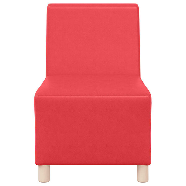 vidaXL | Unité de Sofa Modulaire Sans Accoudoirs | Rouge 55 x 74 x 82 cm