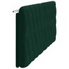vidaXL Coussin de t&ecirc;te de lit vert fonc&eacute; 200 cm velours