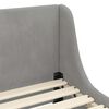vidaXL Cadre de lit pour enfants avec t&ecirc;te de lit Gris clair