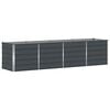 vidaXL Jardini&egrave;re Anthracite 320 x 80 x 75 cm Acier
