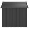 vidaXL Niche pour chien avec toit noir 131x101x102 cm acier galvanisé