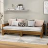 vidaXL Lit coulissant sans matelas marron miel 2x(90x190) cm