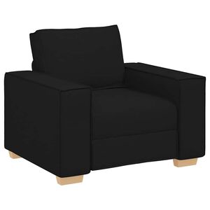 vidaXL Canap&eacute; Fauteuil Noir 100x78x84 cm Tissu