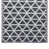 vidaXL Tapis d'extérieur ARAKIL Noir 80x150 cm PP