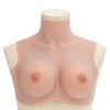 vidaXL Plastron en silicone naturel coupe E