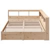vidaXL Lit biblioth&egrave;que sans matelas 140x190 cm bois de pin massif