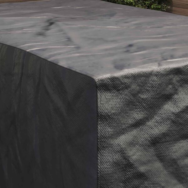 vidaXL Housse pour meubles Uni Noir 143 x 225 x 90 cm 210D