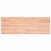 vidaXL Dessus de table bois massif trait&eacute; bordure assortie