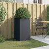 vidaXL Jardini&egrave;re anthracite 42x38x75 cm acier