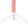 vidaXL Demi sapin de Noël artificiel mince avec support Rose 180 cm