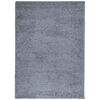 vidaXL Tapis shaggy PAMPLONA poils longs moderne bleu 240x340 cm