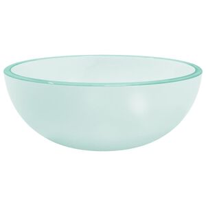 vidaXL Lavabo Verre tremp&eacute; 30x12 cm D&eacute;poli