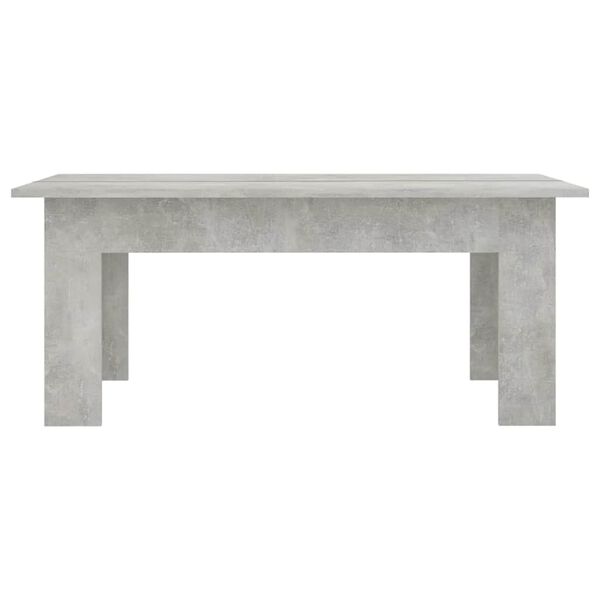 vidaXL Table basse Gris b&eacute;ton 100x60x42 cm Bois d&rsquo;ing&eacute;nierie