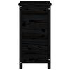vidaXL Jardini&egrave;re noir 40x40x78 cm bois massif de pin