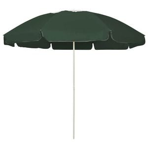 vidaXL Parasol de plage vert 240 cm