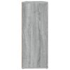 vidaXL Buffet Sonoma gris 91x29,5x75 cm Bois d'ingénierie