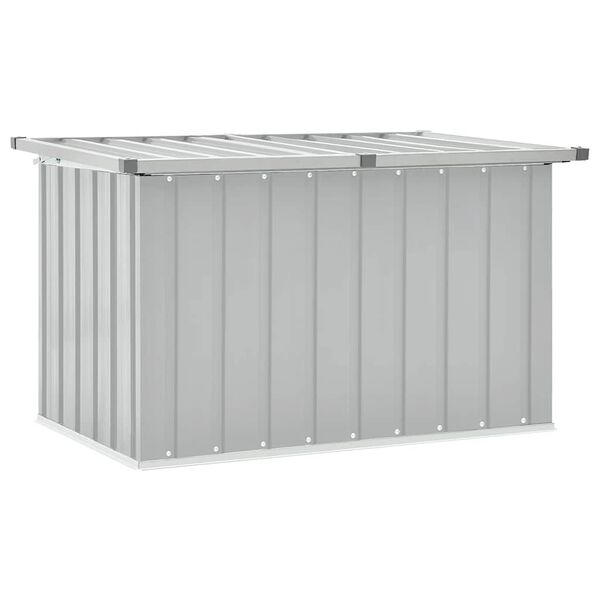 vidaXL Boîte de rangement de jardin Gris 109x67x65 cm