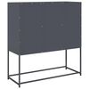 vidaXL Buffet anthracite 100,5x39x107 cm acier laminé à froid