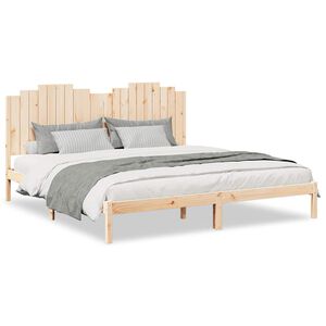 vidaXL Cadre de lit extra long sans matelas 200x220 cm bois massif