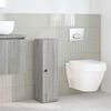 vidaXL Meuble de salle de bain avec porte-rouleau sonoma gris