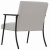 vidaXL fauteuil Gris nuage 59 x 75 x 78 cm tissu
