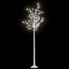 vidaXL Sapin de No&euml;l 180 LED blanc froid Saule 1,8 m Int/Ext
