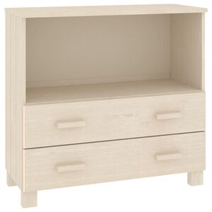 vidaXL Buffet HAMAR Marron miel 85x35x80 cm Bois massif de pin