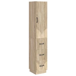 vidaXL Ensemble de Meubles 2 pcs Ch&ecirc;ne Sonoma 33 x 34,5 x 87 cm