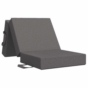 vidaXL Canap&eacute;-lit pliable 75 x 63 x 45 cm Gris clair
